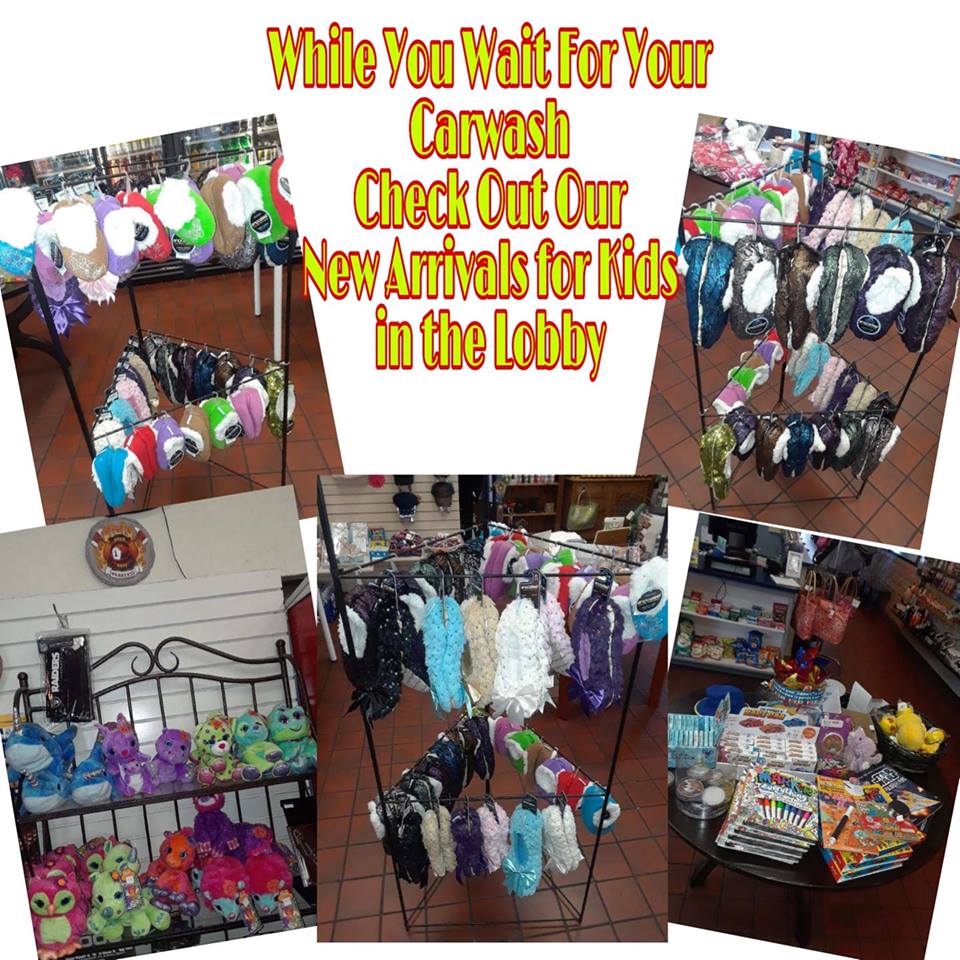 New arrivals for kids at Bauer's Car Wash in Citrus Heights, CA - our store